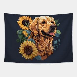 Golden Retriever Tapestry