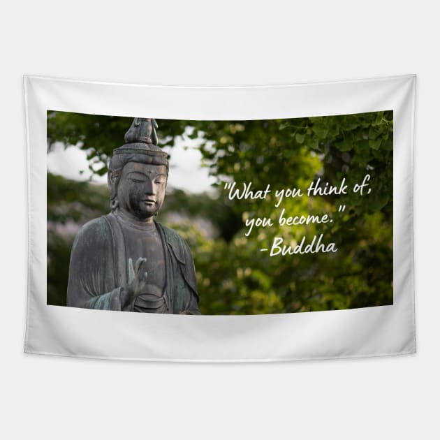 Wise Quote 10 - Buddha Tapestry by smart_now