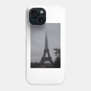 Mist at the Top of the Eiffel Tower Phone Case