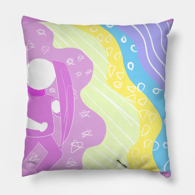 Unstoppable Pillow by Calli's Corner