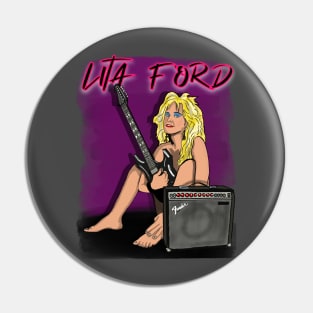 Lita Ford Pin