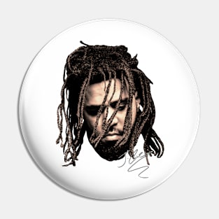 J Cole Big Face Pin