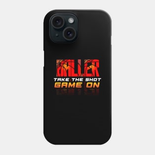 Baller Take The Shot Game On - Basketball Graphic Quote Phone Case