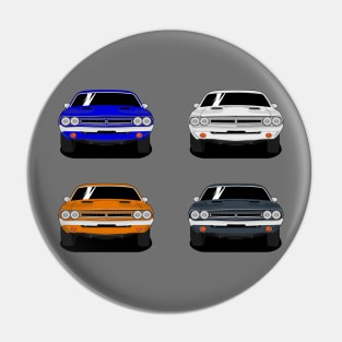 Challenger American Car Pin