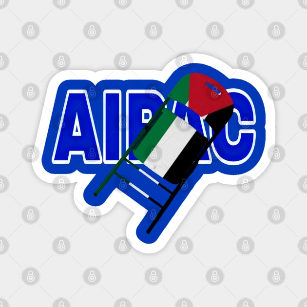 Folding Chair To The Israel Lobby - Palestinian Flag - Back Magnet by SubversiveWare