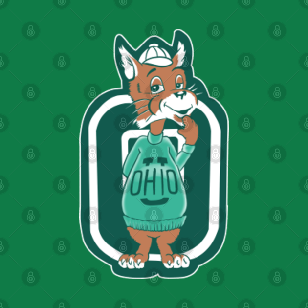 Discover Ohio U. Bobcat mascot - based on patch design - Ohio Bobcat - T-Shirt