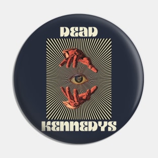 Hand Eyes Dead Kennedys Pin