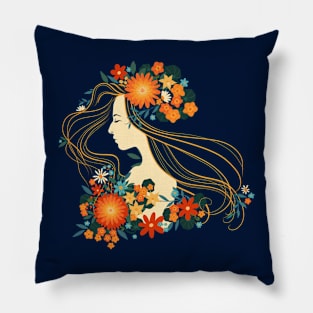 Flower Maiden Pillow