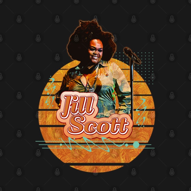 Jill scott \\ Retro Art by Nana On Here