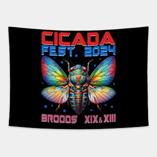 Entomology Cicada Cicada Fest 2024 Broods Xix Xiii Tapestry