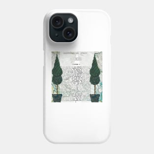 Jane Austen Northanger Abbey Collage Phone Case