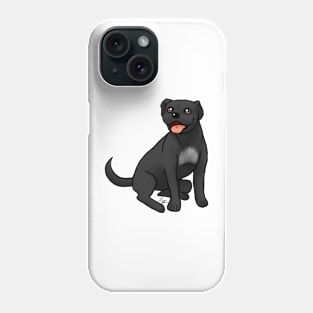 Dog - American Pit Bull  Terrier - Black Natural Phone Case