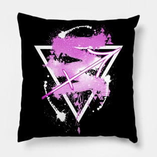 Sagittarius - Pink Sky Pillow