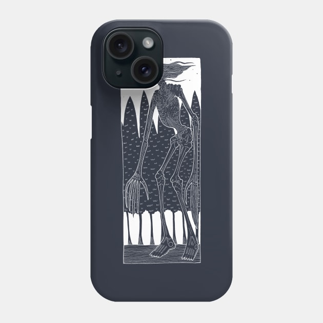 White Wendigo Phone Case by Ballyraven