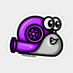 Turbo Snail (Version 1) - Purple / Gray Magnet