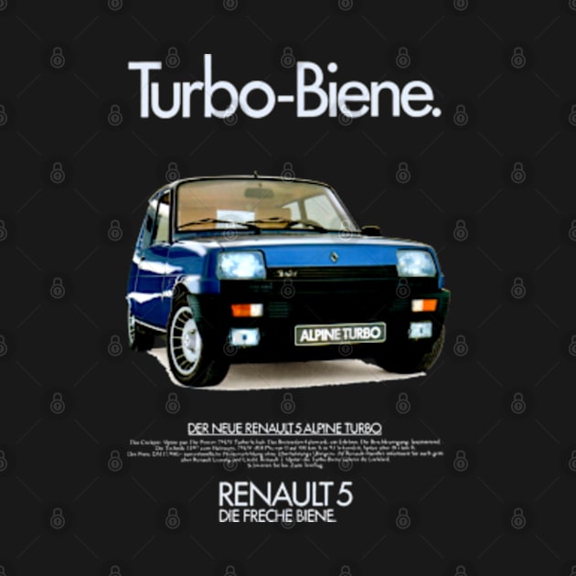 RENAULT 5 TURBO - advert by Throwback Motors