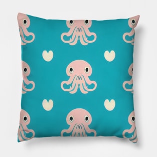 Bountiful Sea - Super Cute Colorful Octopus Pattern Pillow