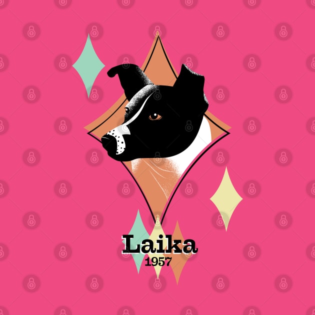 Laika the Space dog by monkeyminion