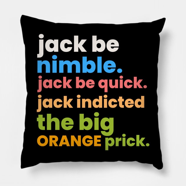 Jack Smith orange prick Pillow by AllanahCrispen