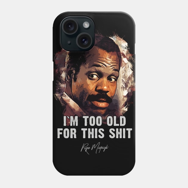 Danny Glover as Roger Murtaugh Phone Case by Naumovski