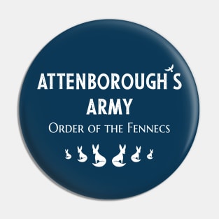 Attenborough’s Army: Order of the Fennecs - Dark Blue Pin