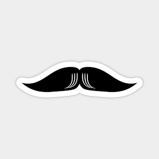 English Moustache Magnet