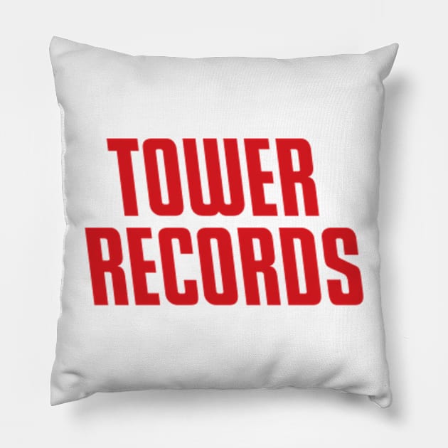 Tower Records Pillow by jordan5L