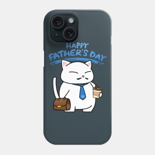 Daddy Cat Happy Father's Day Phone Case