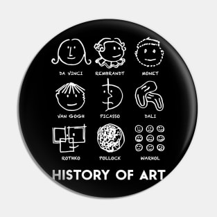 History Of Art For Teachers Students Mens Womens Love Art Pin