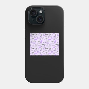 Fun Purple Ferrets Pattern Phone Case