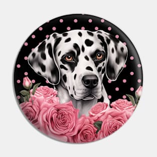 Dalmatian Print Pin