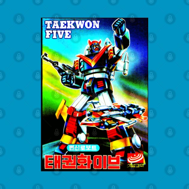 Taekwon V Bootleg Cover Art by retroworldkorea