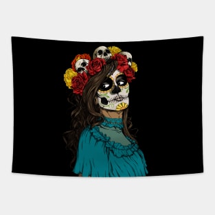 Dia De Los Muertos Tapestry