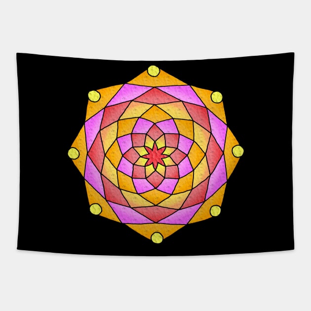 Bright & Colorful Mandala Tapestry by gorff