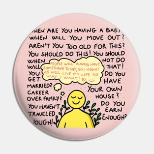 Live your life Pin