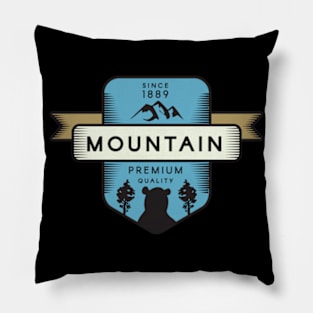 Mountain Vintage Pillow