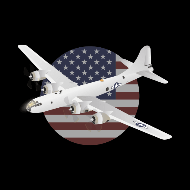 American B-29 Superfortress WW2 Heavy Bomber by NorseTech