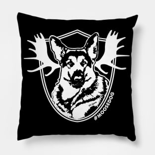 Simply Moosedog (single sided print) Pillow