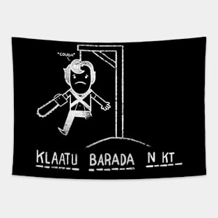 Klaatu Barada Ni..cough Tapestry