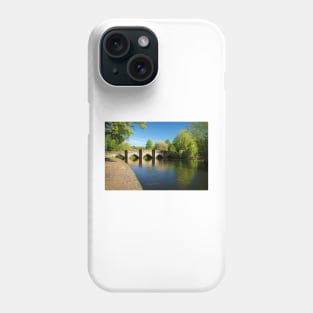 Bakewell Bridge and River Wye Phone Case