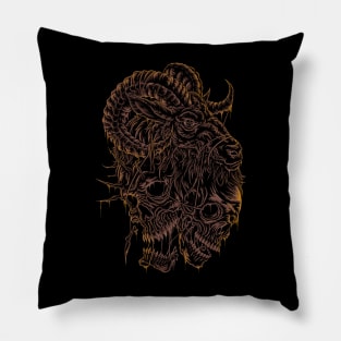 GOAT BLACK METAL Pillow