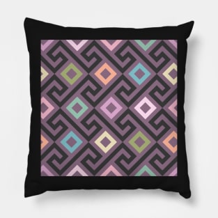 Copy of Pink Greck seamless pattern Pillow