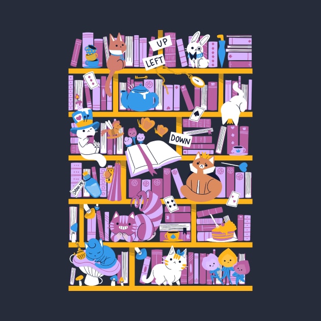 Library in Wonderland by TaylorRoss1