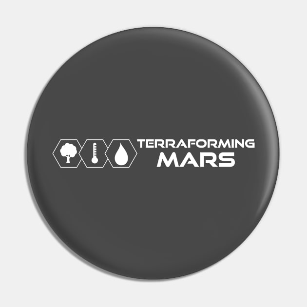 Terraforming Mars icons Horizontal Pin by BurkePhoto