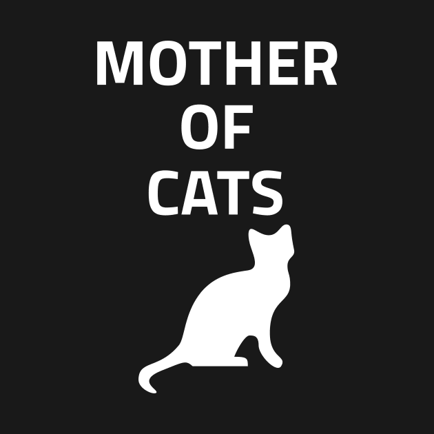 Mother Of Cats - Funny Cat Mom by fromherotozero