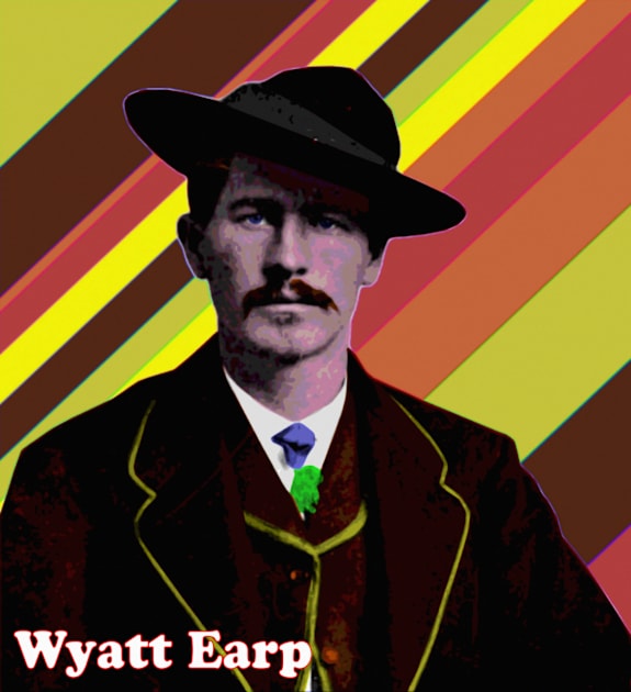 Wyatt Earp Kids T-Shirt by FieryWolf