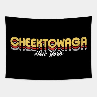 Retro Cheektowaga New York Tapestry