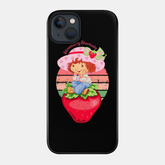 Vintage Cute Strawberry - Strawberry Shortcake - Phone Case