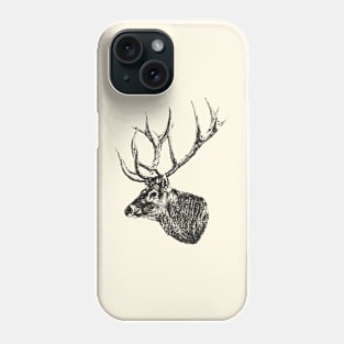 Deer portrait Phone Case