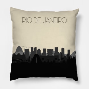 Rio de Janeiro Skyline Pillow